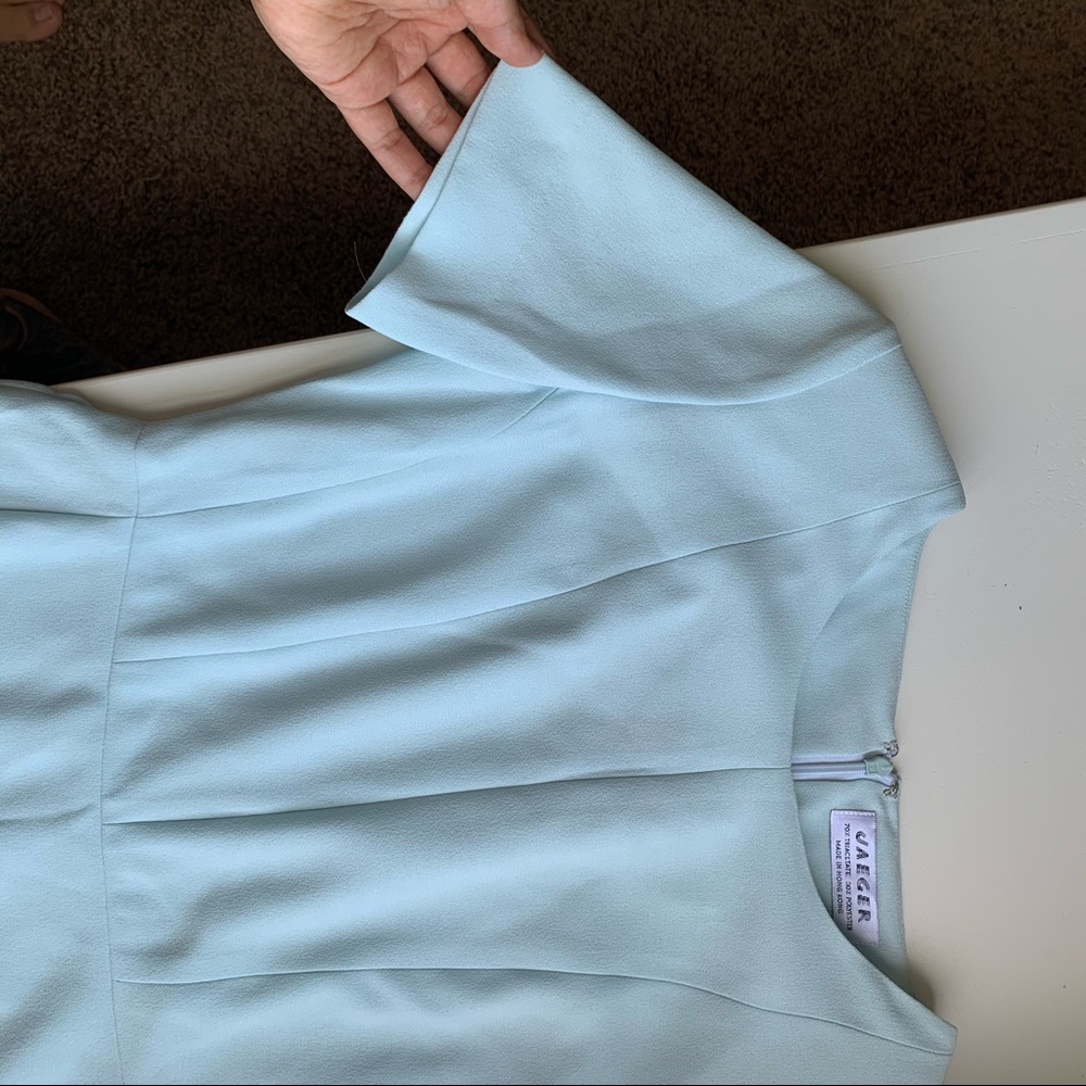 Vintage Jaeger light blue dress